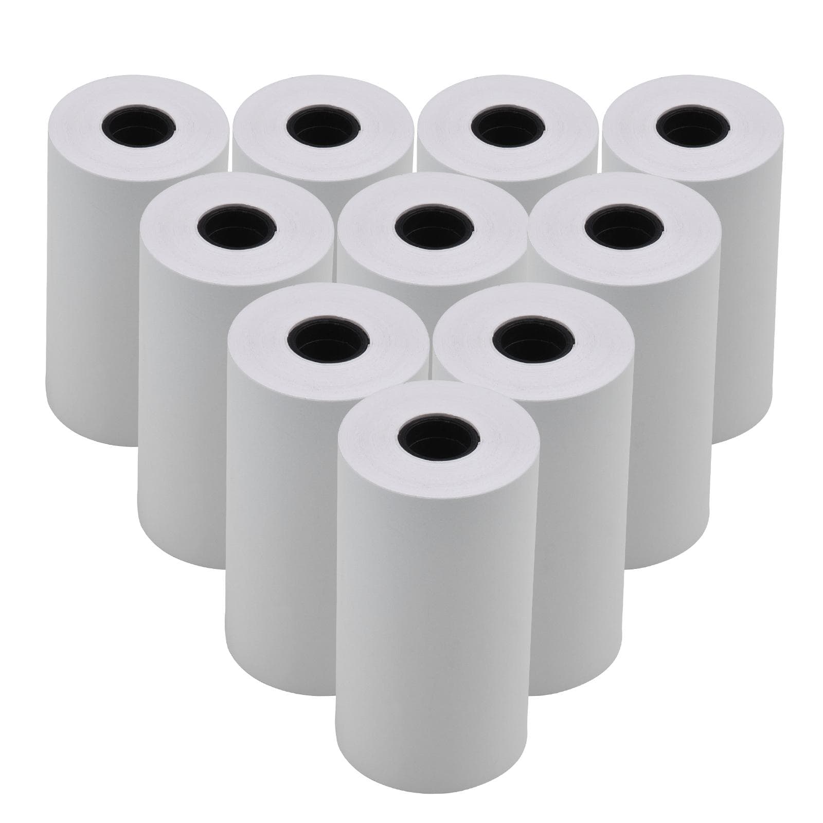10pcs White Blank Thermal Paper Roll 57x30mm/2.17x1.18in Photo Picture Receipt Memo Printing 10 Rolls