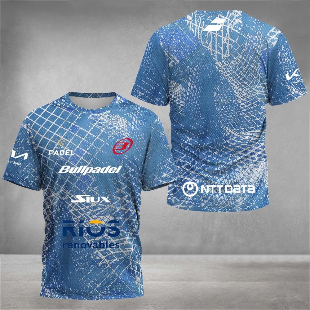 Quick Dry Breathable Padel Tennis Fans T-shirt Men's Tennis Training Short Sleeve Clothing Summer 3D Print O-neck T Shirts Top XL