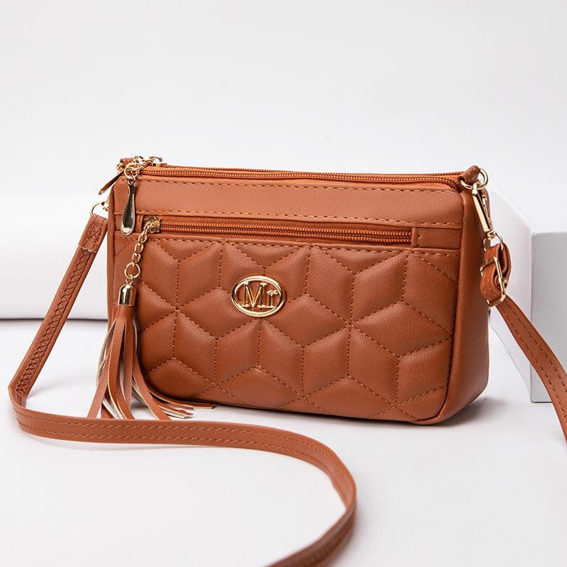 2024 Women’s High-End Summer Shoulder Messenger Bags - Large Capacity & Fashionable Design brown
