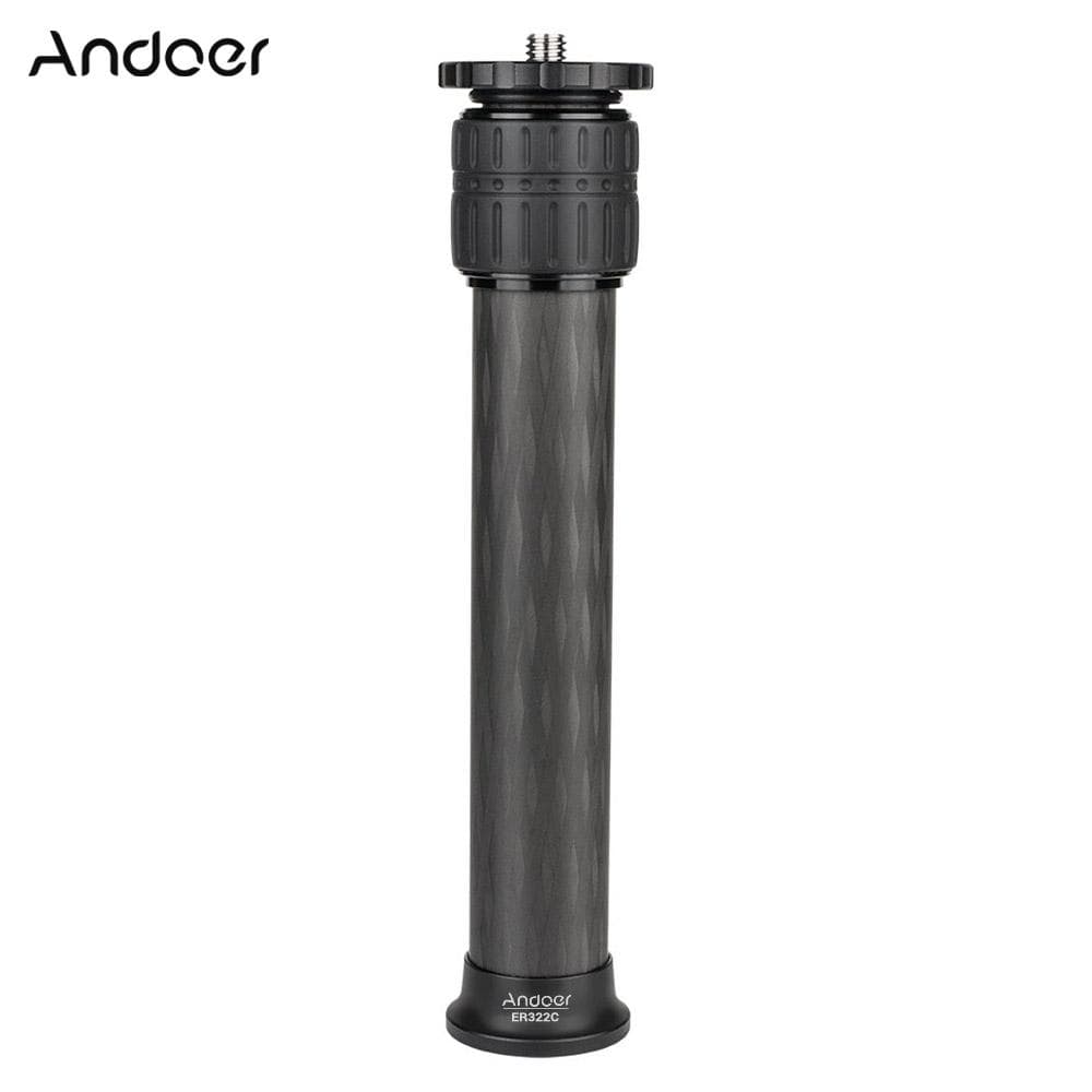ER322C 32mm Tube Diameter Carbon Fiber Tripod Extender 2-Section Center Column Extension 25mm