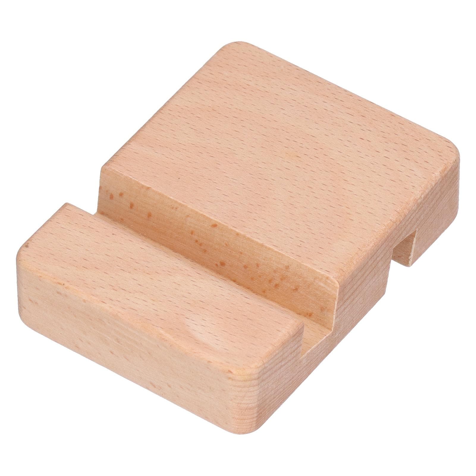 Phone Stand Wooden Compact Durable Universal Simple Stylish Modern Phone Holder for Home