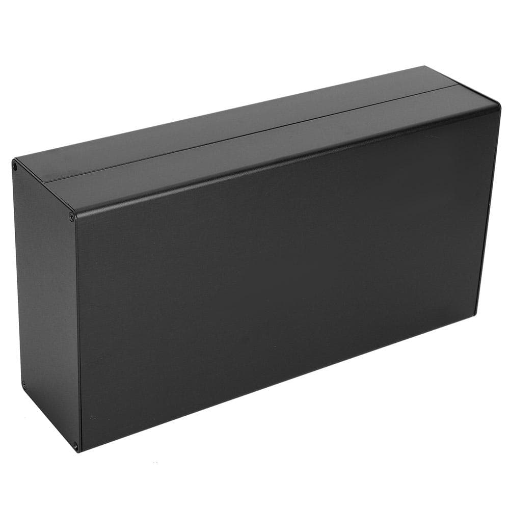 Aluminum Case PCB Junction Box Electrical Accessory Sand Black Heat Dissipation for GPRS