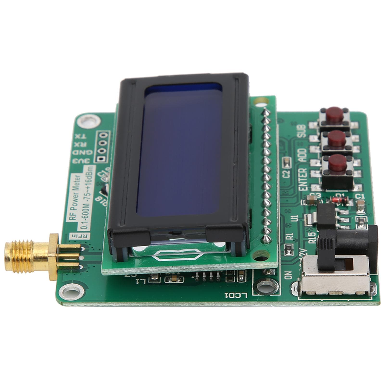 RF Power Meter Power Attenuation Set Digital Display Signal Strength Module 1M?8G
