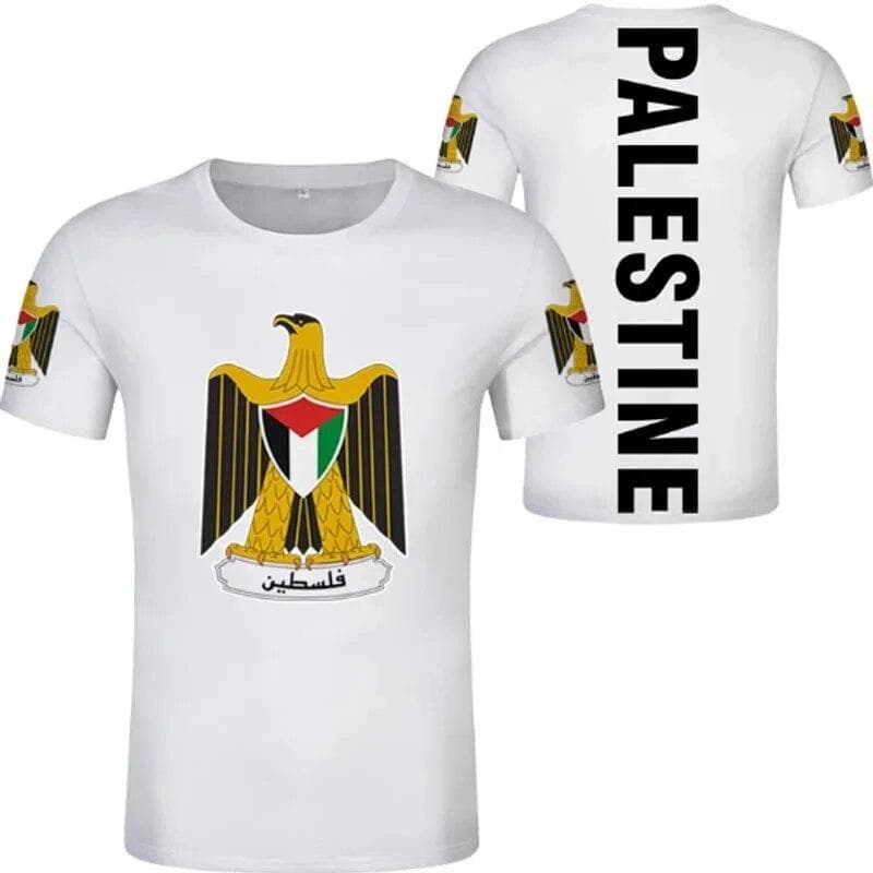 PALESTINE T-Shirt 3D Printed Casual Street Letter Tshirt Nation Flag Tate Palestina College Oversized Design Men Women Clothing 6XL