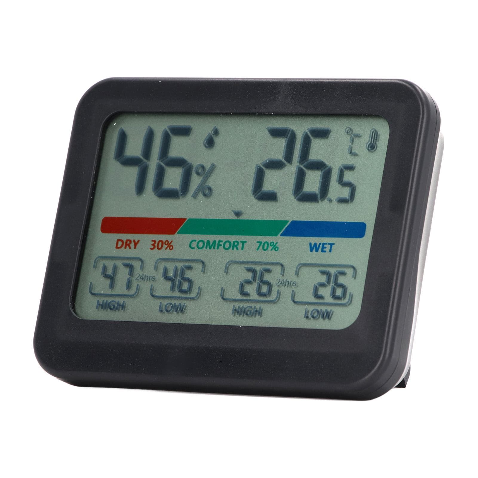 Digital Hygrometer Thermometer LCD Display Electronic Temperature and Humidity Monitor Magnetic