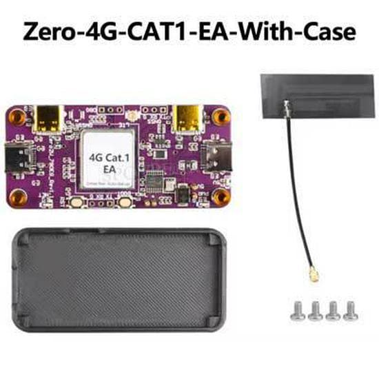 Raspberry Pi Zero 4G Cat1 LTE/GPS/EA/EU w/ USB HUB & 2W Support