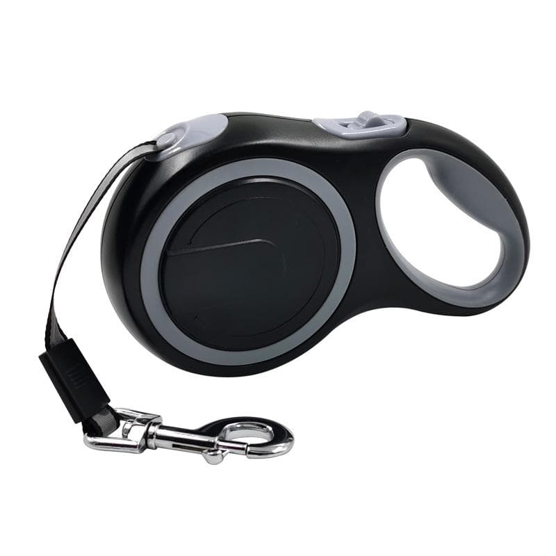 Long Strong Pet Leash For Large Dogs Durable Nylon Retractable Big Dog Walking Leash Leads Automatic Extending Dog Leash Rope black