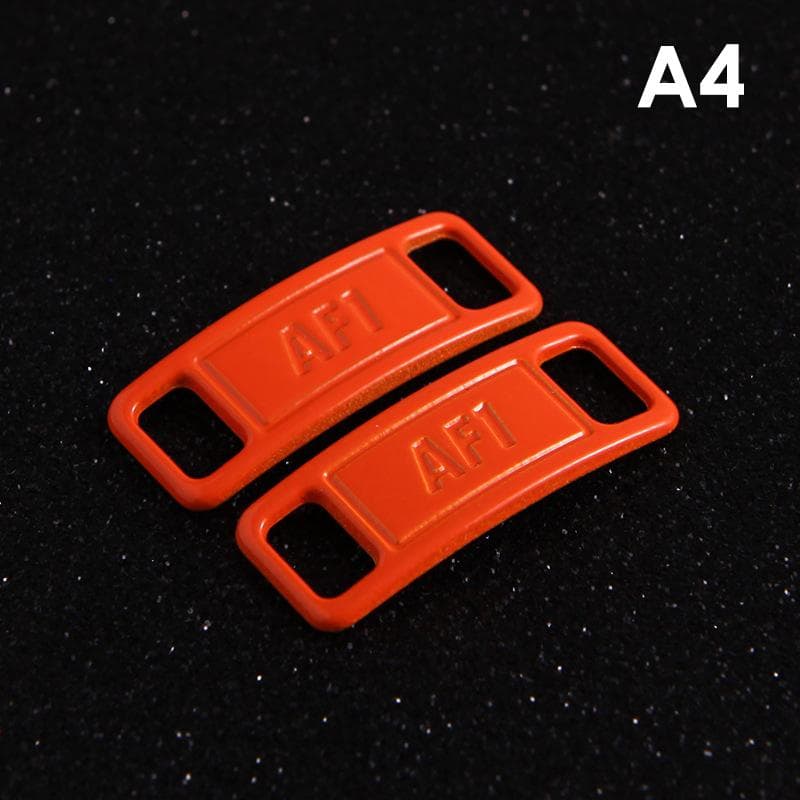 2Pcs Af1 Shoe Charms Laces Buckle Air Force One Shoes Accessories