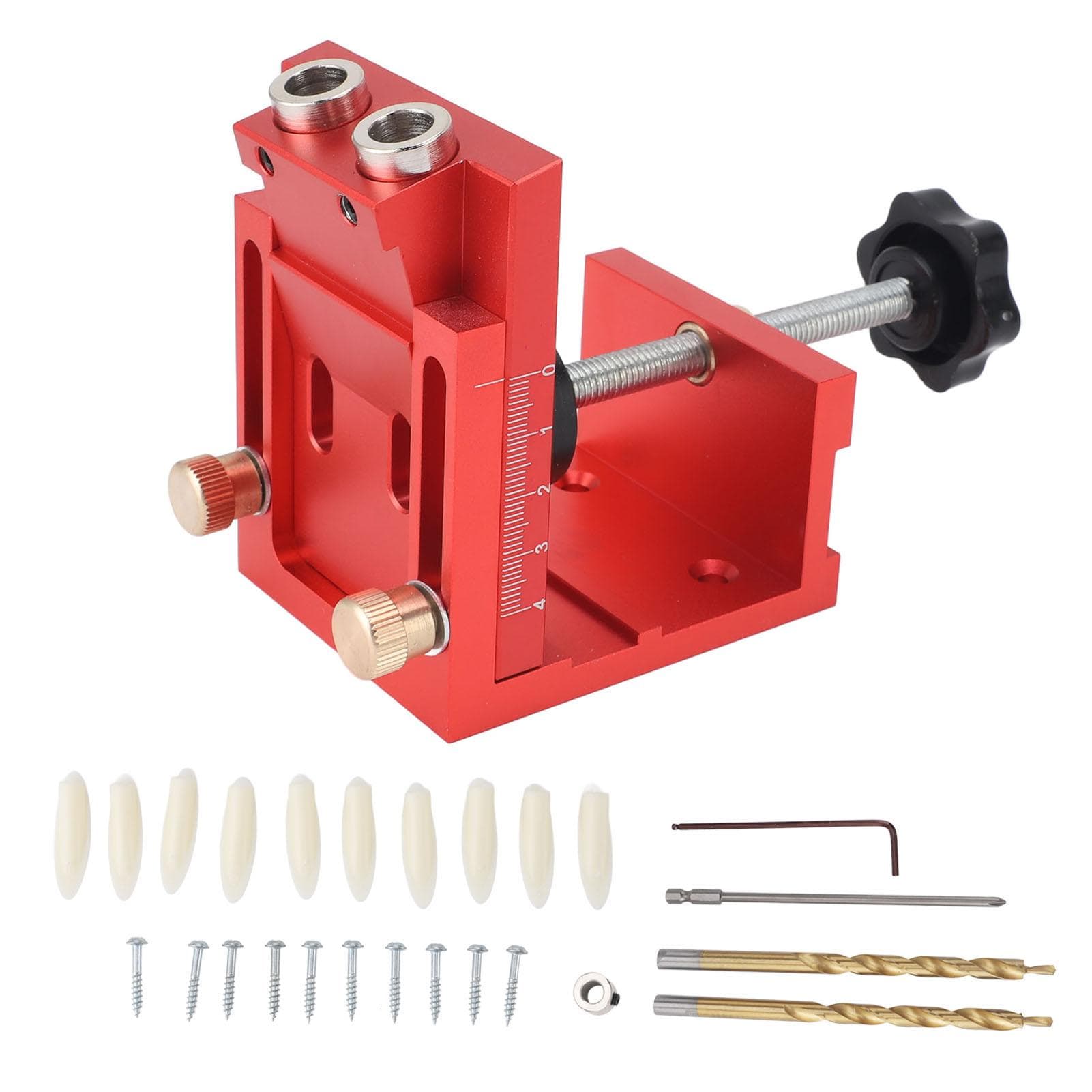Pocket Hole Jig Tool Kit Precision Positioning Multifunction Inclined Hole Locator Positioner for