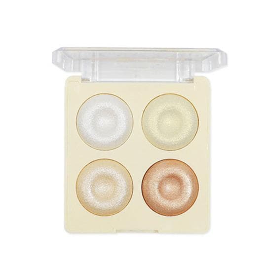 13g Stunning Natural Effect Waterproof Contouring Palette 4 Colors Multi-use Highlighter Blush Beauty Supply A