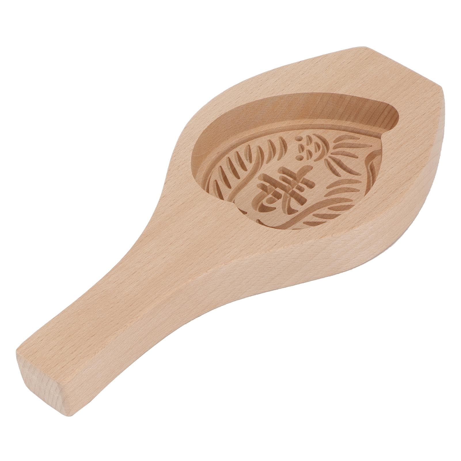 Wood Mooncake Mold DIY Cookies Fondant Cake Baking Mold Kitchen Decoration ToolsLotuses Seeds