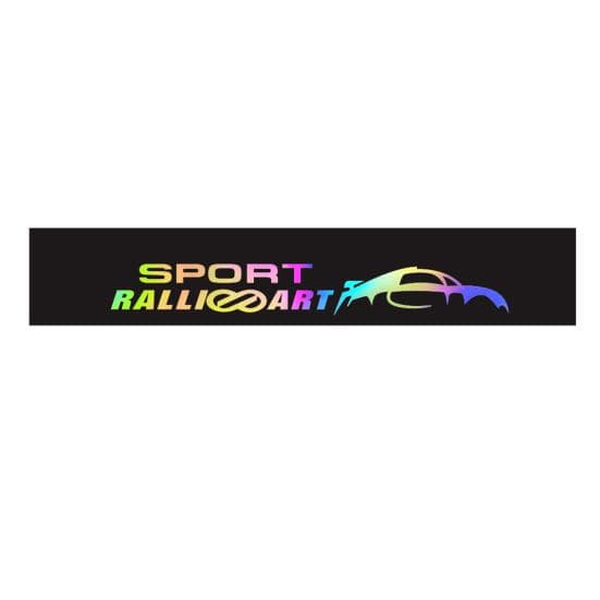 Car Sticker Sun-proof Good Visual Effect Text Pattern Car Windshield Vinyl Decal