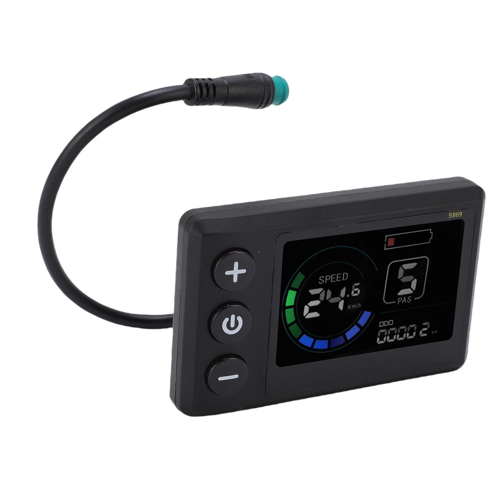 S869 Electric Scooter LCD Display Panel with Splashproof Connector Cycling LCD Control Panel