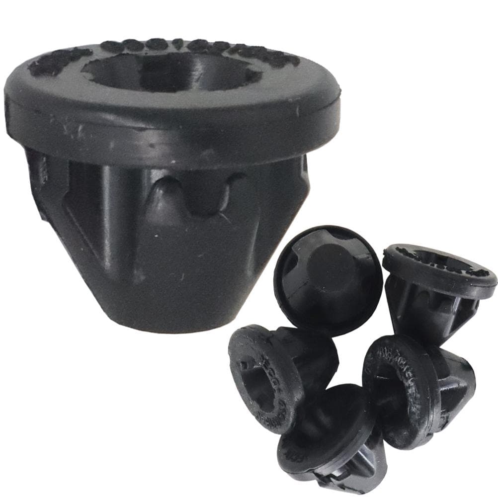 6X For VW Golf Polo  A4 A6 Skoda Octavia Seat Car Engine Cover Grommet Rubber Plug Socket OE# 03G103184 Car Replacement black