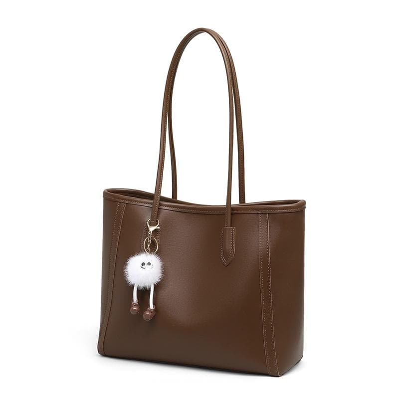 Women's Tote Bag Women's Spring/summer Commute Light Luxury Large Bag Shoulder Bag brown