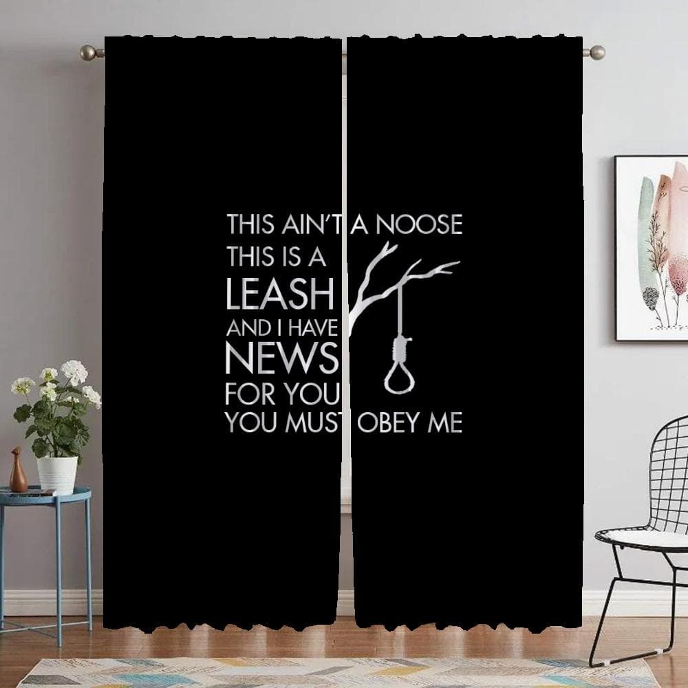 Twenty One Pilots Curtains for Living Room Curtain Shades Tulle for Bedroom Blackout Curtains 2 Pieces Partition Kitchen Elegant W60xH90cmx2pcs-CL