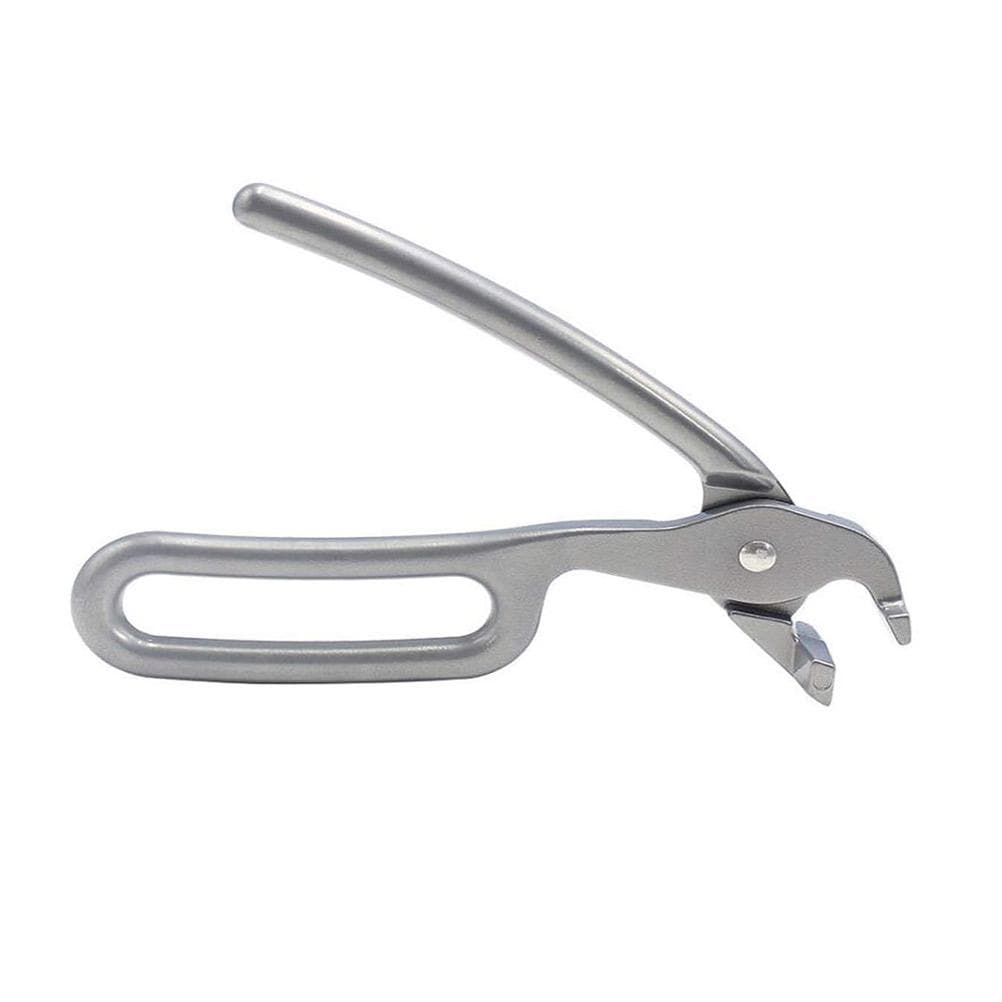 Heavy Duty Pizza Tongs Anti Scratch Cast Aluminum Baking Tongs Lifting Hot Dishes for Microwave Oven L(for 6.5-9kg) silver