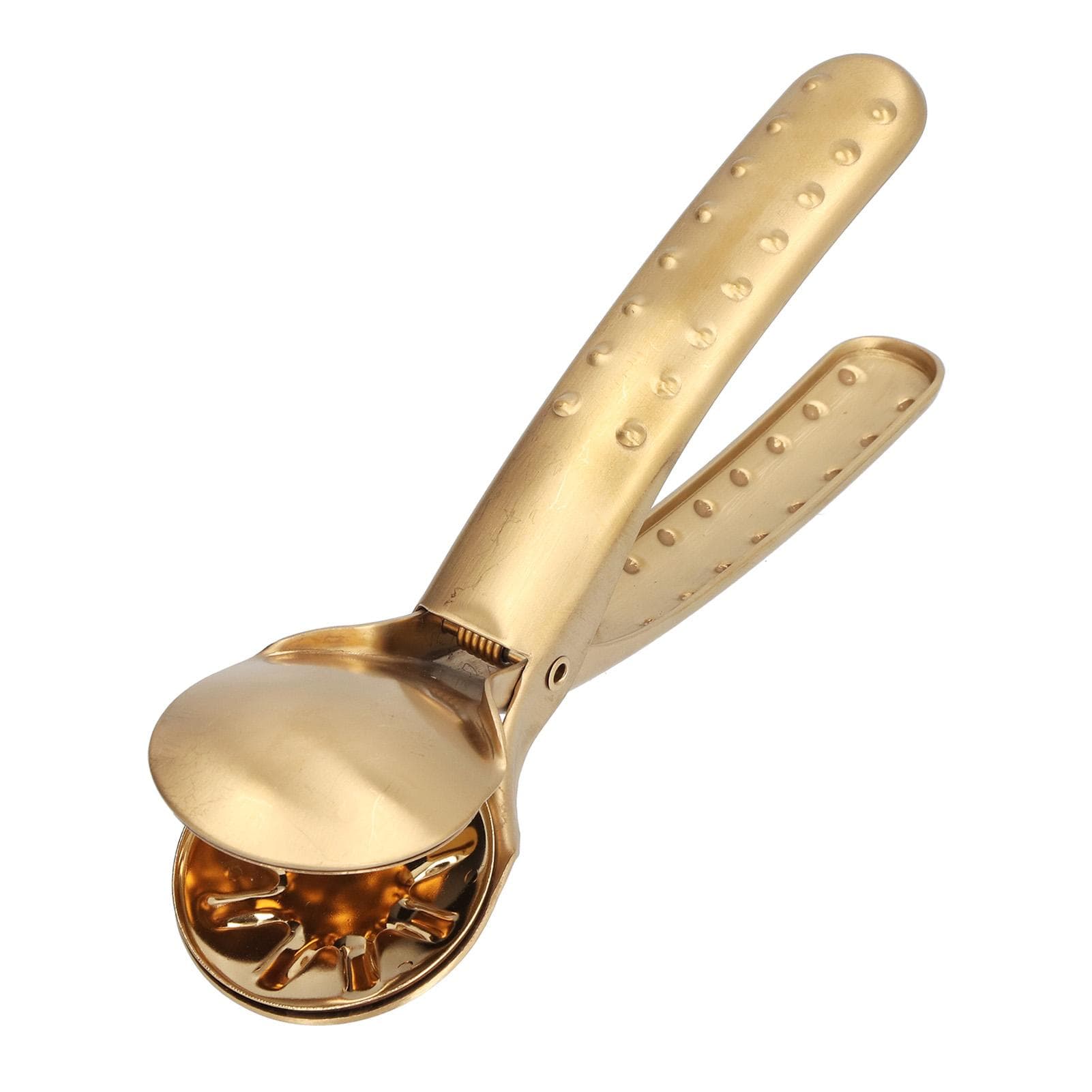 Stainless Steel Nutcracker Chestnut Clip Metal Multifunctional Nut Opener Plier for KitchenGold golden