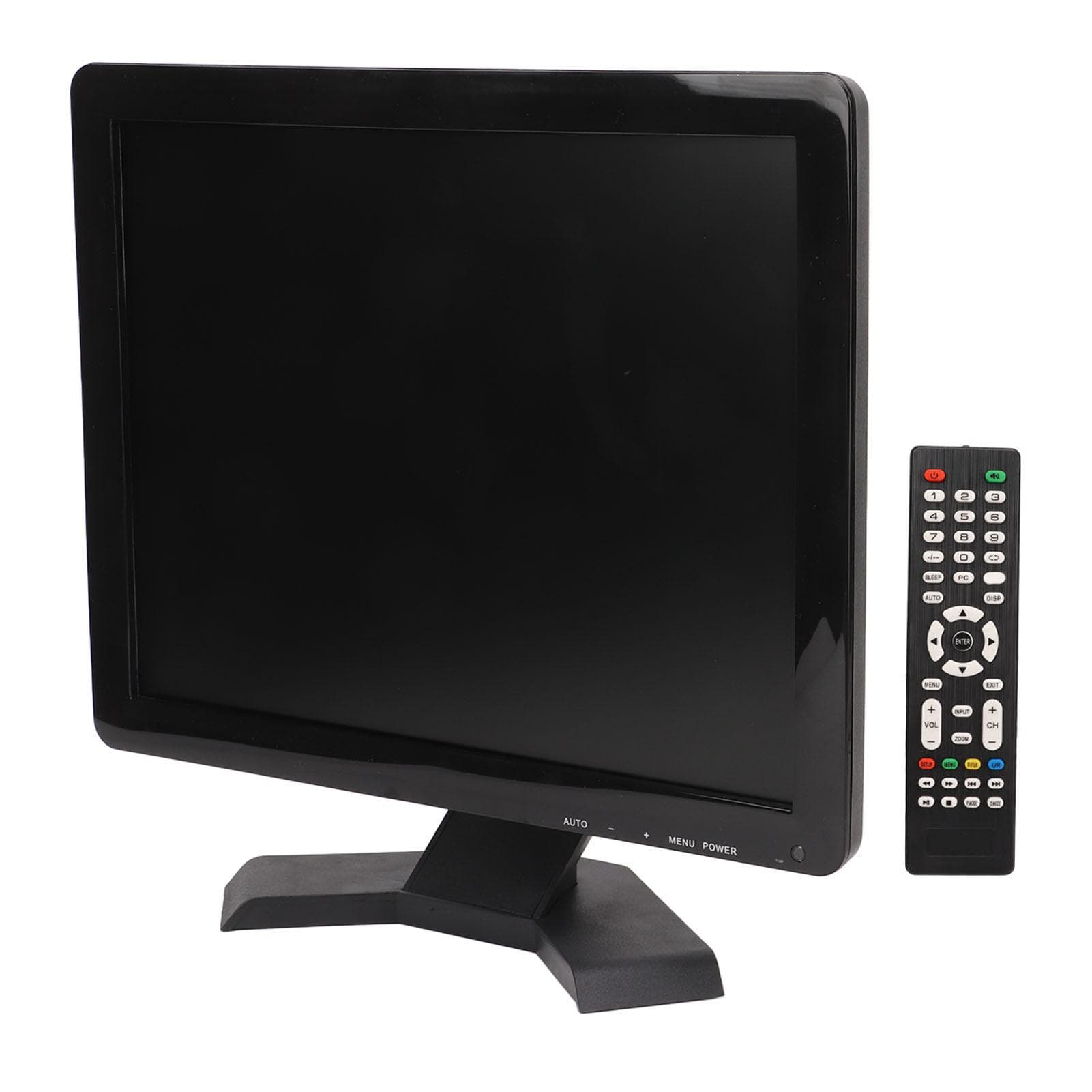15in TFT LCD Monitor with VGA HD Multimedia AV BNC USB DC Input Interface Portable HD Color Screen US Plug