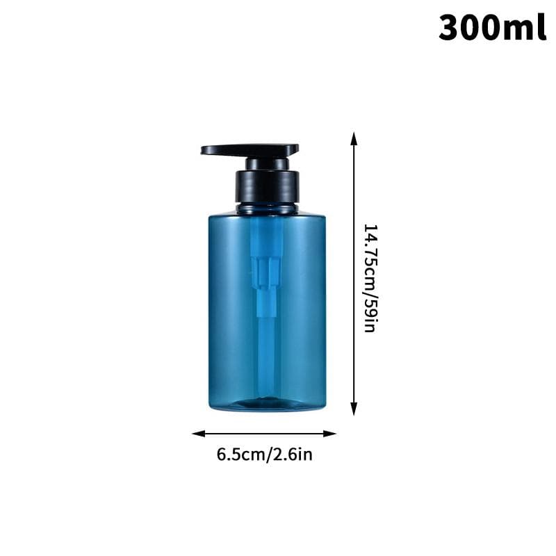 300/500Ml Hand Soap Dispenser Empty Pump Bottles Dispenser Lotion Dispenser Liquid Portable Travel Containers Bath Accessory 300ml blue