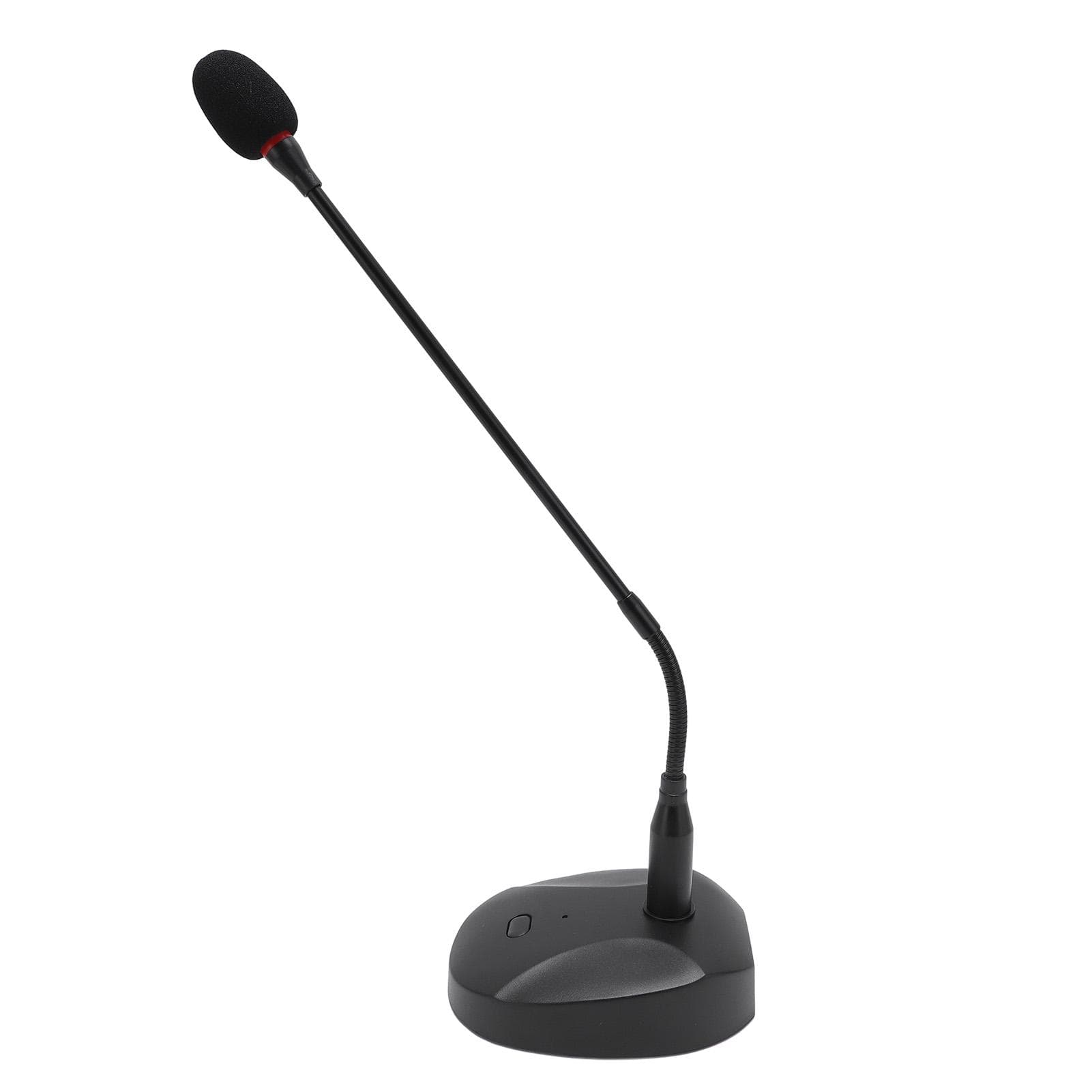Gooseneck Condenser Mic XLR Connector Cardioid Desktop Microphone with Base for Speech Lecture