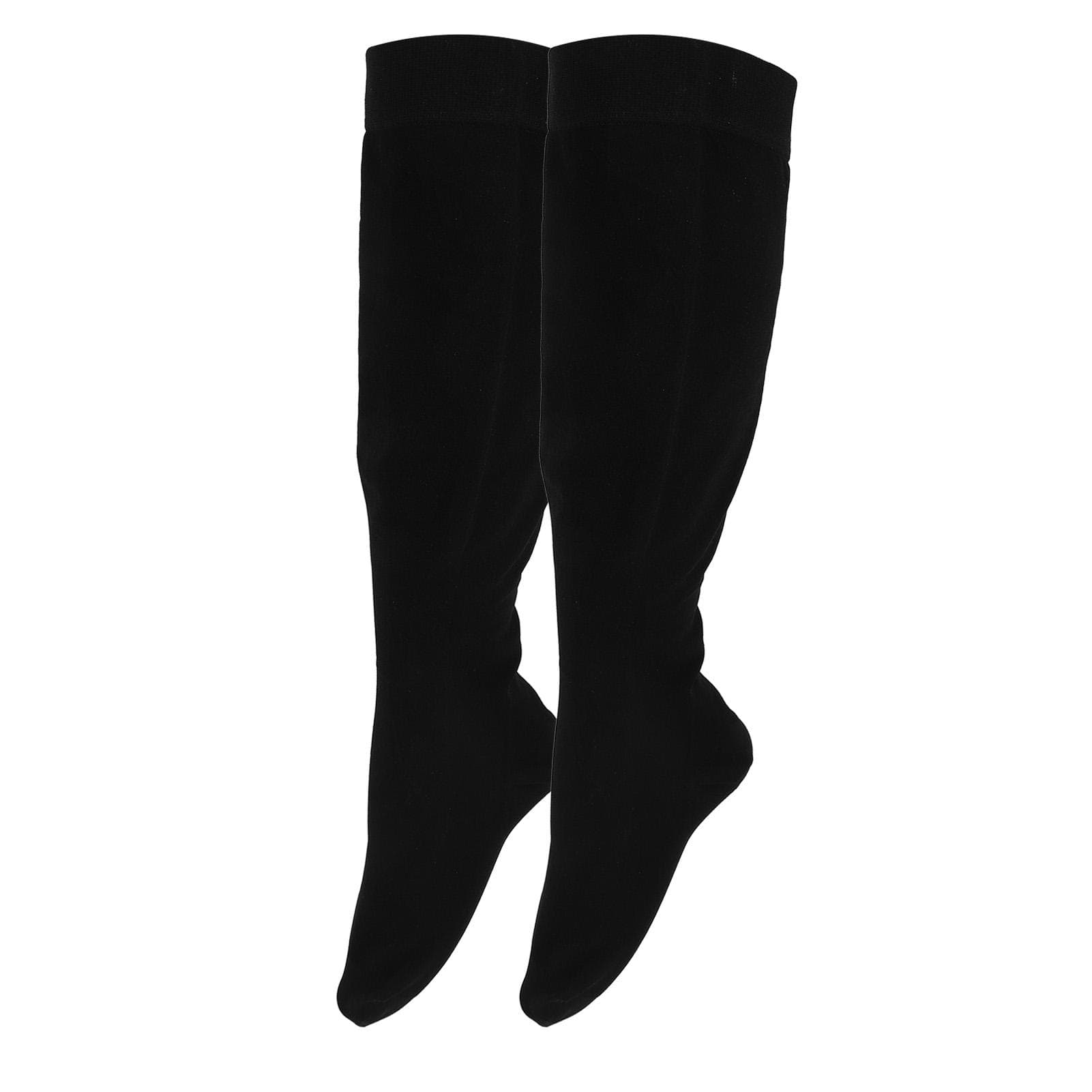 Knee High Compression Socks for Varicose Veins 23 To 32mmHg Support Stockings Plus Size Black 3XL 3XL