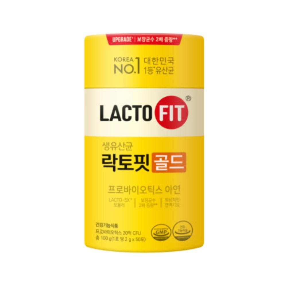 [Chong Kun Dang] Upgrade LactoFit 5X Probiotics 6 Types Gold (50 Sticks)