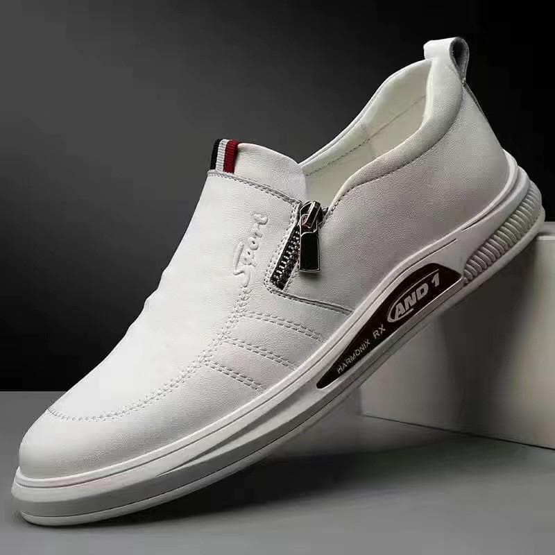 New Breathable Fashion Business Foot Set Men's Casual Shoes British Men's Shoes Trendy All-match Moccasin Shoes 44