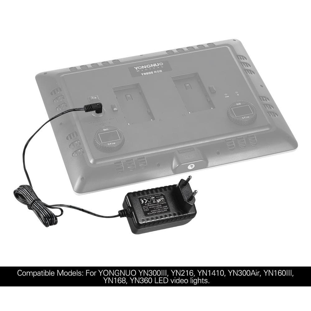 12V 2A Standard Power Adapter LED EU Plug for YONGNUO YN300III YN216 YN1410 EU Plug