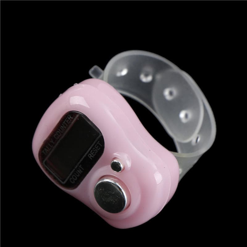 1Pc Stitch Marker And Row Finger Counter Lcd Electronic Digital Tally Counter