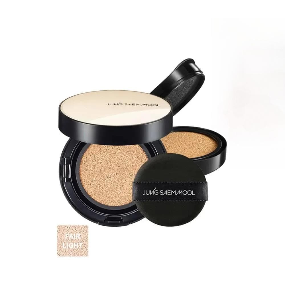 JUNGSAEMMOOL Essential Skin Nuder Cushion 14g+14g (Refil) 7 Colors,Skin-friendly coating powders that enable long-lasting coverage Fair Light