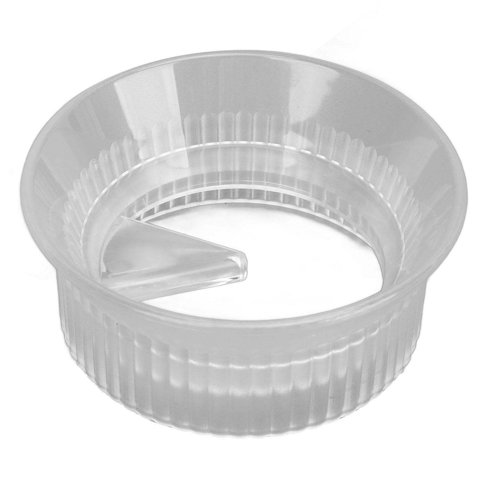 Moka Coffee Distributor Splash Proof Dosing Funnel Coffee Dosing Ring for Single And Dual Valve For Three 150ml transparent