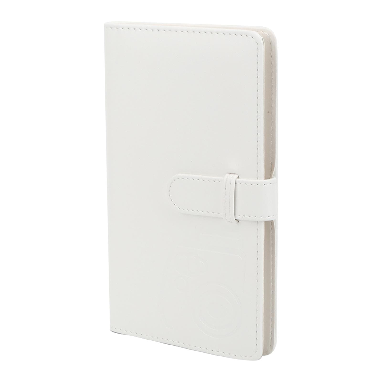 3in 96 Pockets PU Universal Photo Album Cardcase Bank Card Storage Book for mini11897s257090 white