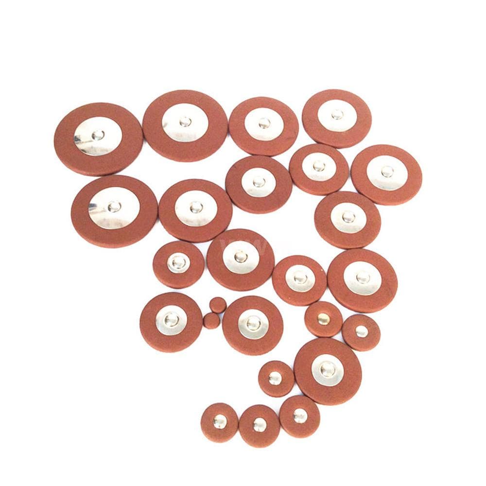 26 Pieces of Sax Leather Pads Replacement for Alto Saxophone