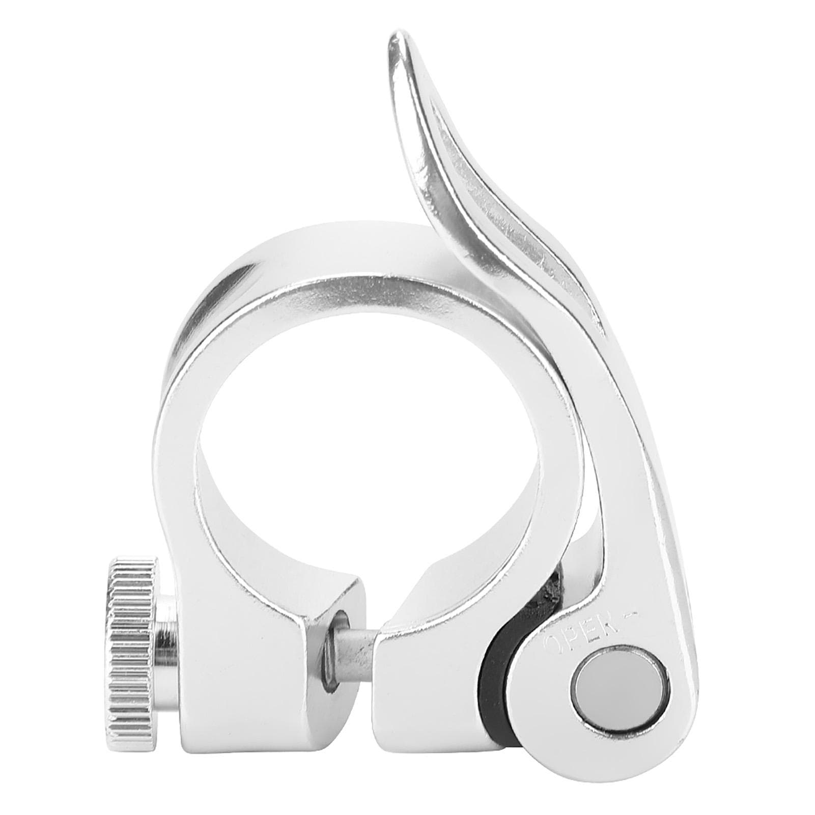 Road Bike Mountain Terrain Bicycle Aluminum Alloy Seatpost Seat Post Clamp Quick Release Silver silver
