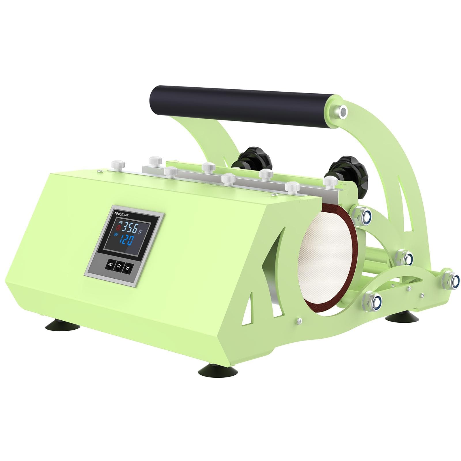 Tumbler Heat Press Machine for 30oz 11oz25oz16oz Cups Support 2.6-3.4inches Diameter and EU Plug green