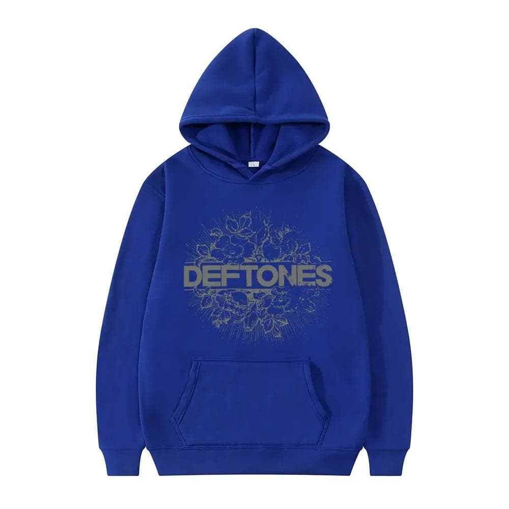 2024 Deftones Fashion Prevalent Print Hooded Men Women Plus Size Hoodies Retro Punk Sweatshirt Unisex Personality Streetwear 3XL