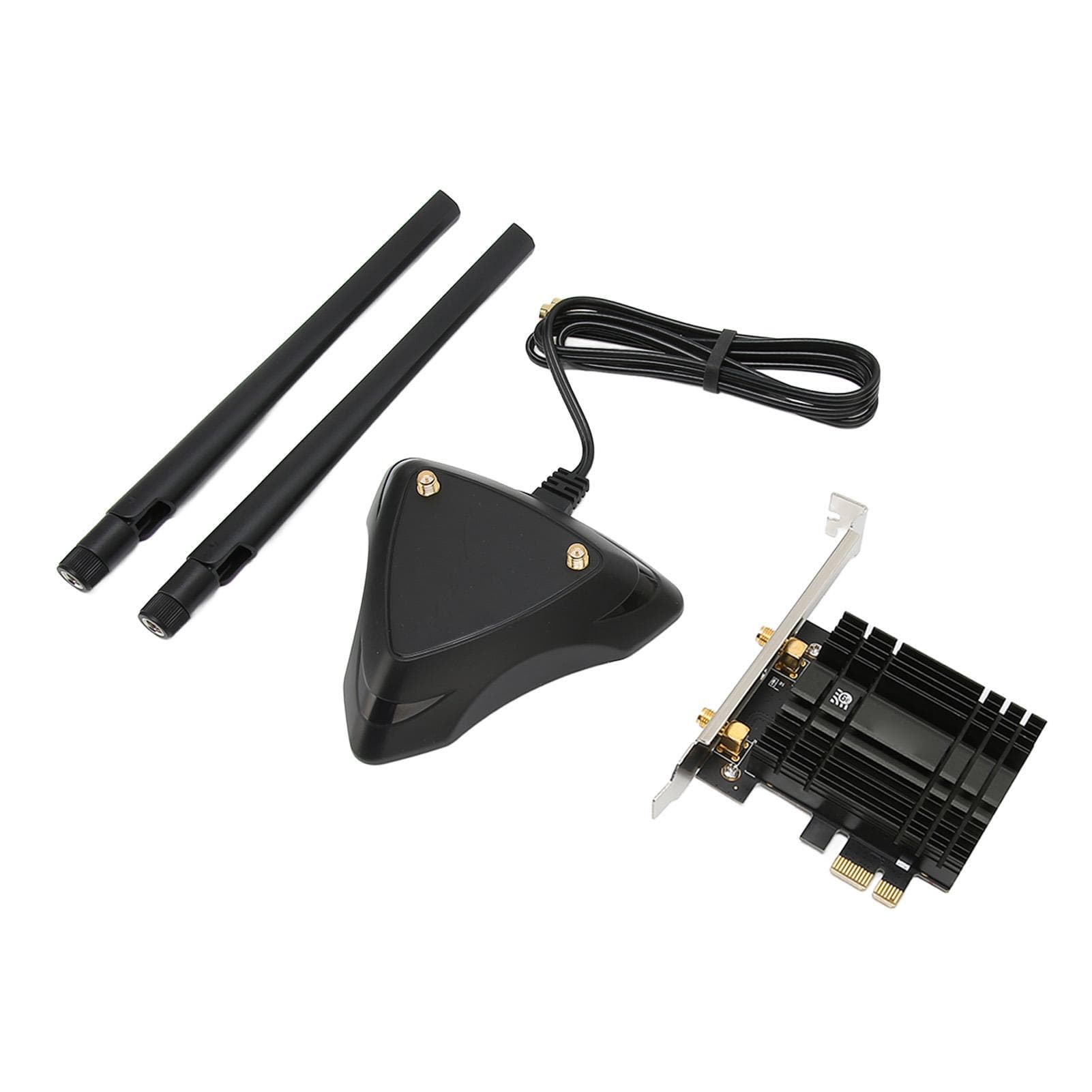 WiFi 6E PCIE WiFi Adapter 2.4GHz 5.8GHz 6GHz Triple Band 5400Mbps PCIE Wifi Card BT5.2 with 6dBi