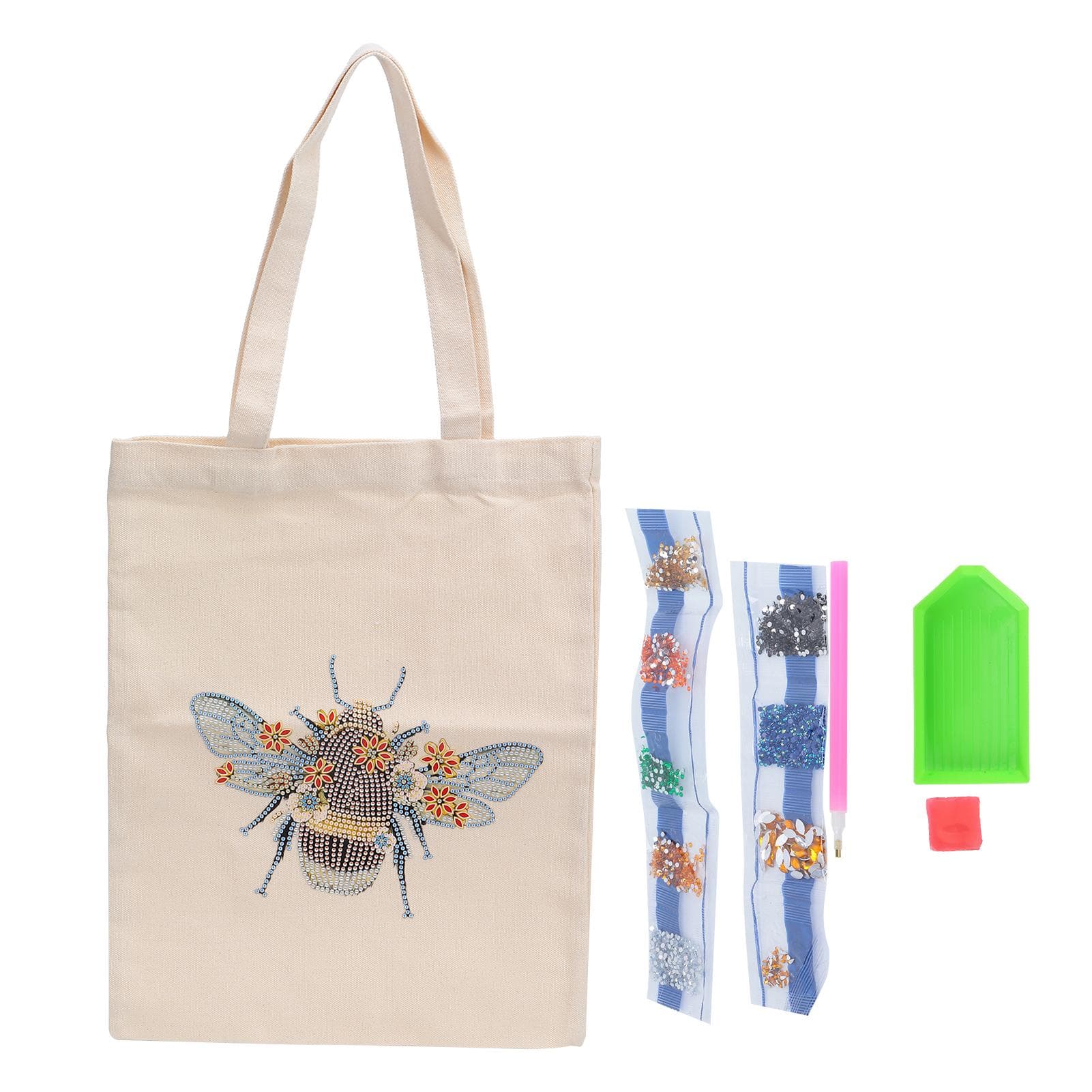 Diamond Painting Tote Bag Practical Colorful Special for Schoolbag Storage Picnic Travel GiftsBB013