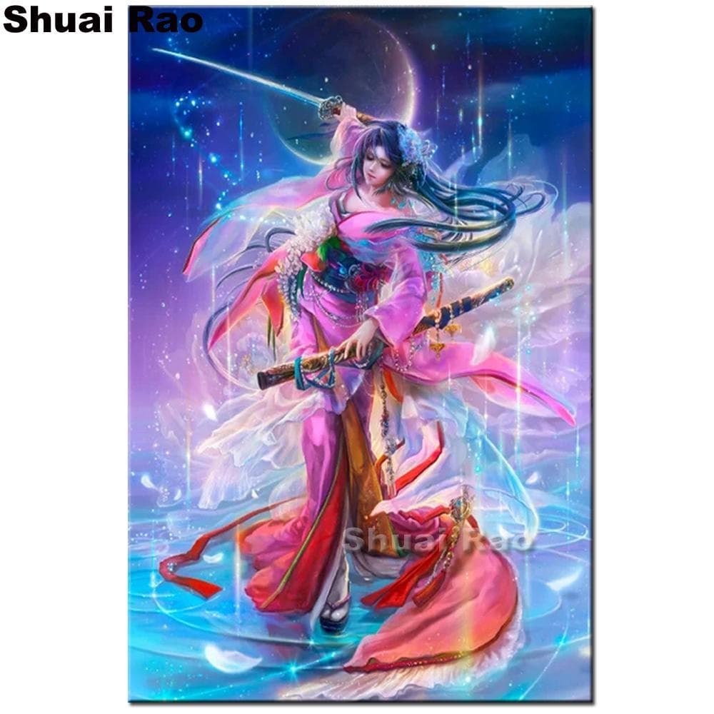 DIY Diamond Embroidery Gothic Fantasy Mysticism History Legends Fairy Tales Diamond Painting Cartoon 20X30CM