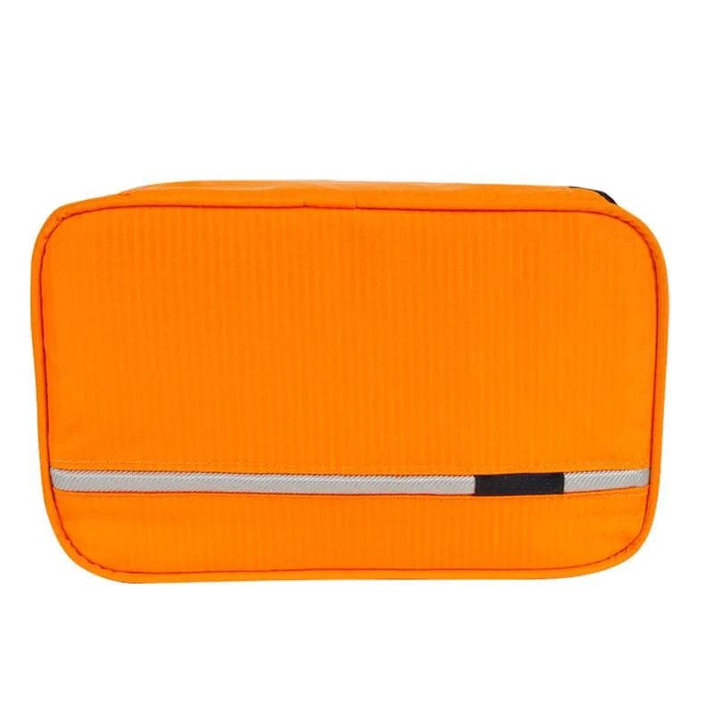 Hanging Toiletry Bag Travel Toiletry Wash Organizer Kit for Men Women Cosmetics Make Up Sturdy Hanging Hook Shower Bags orange