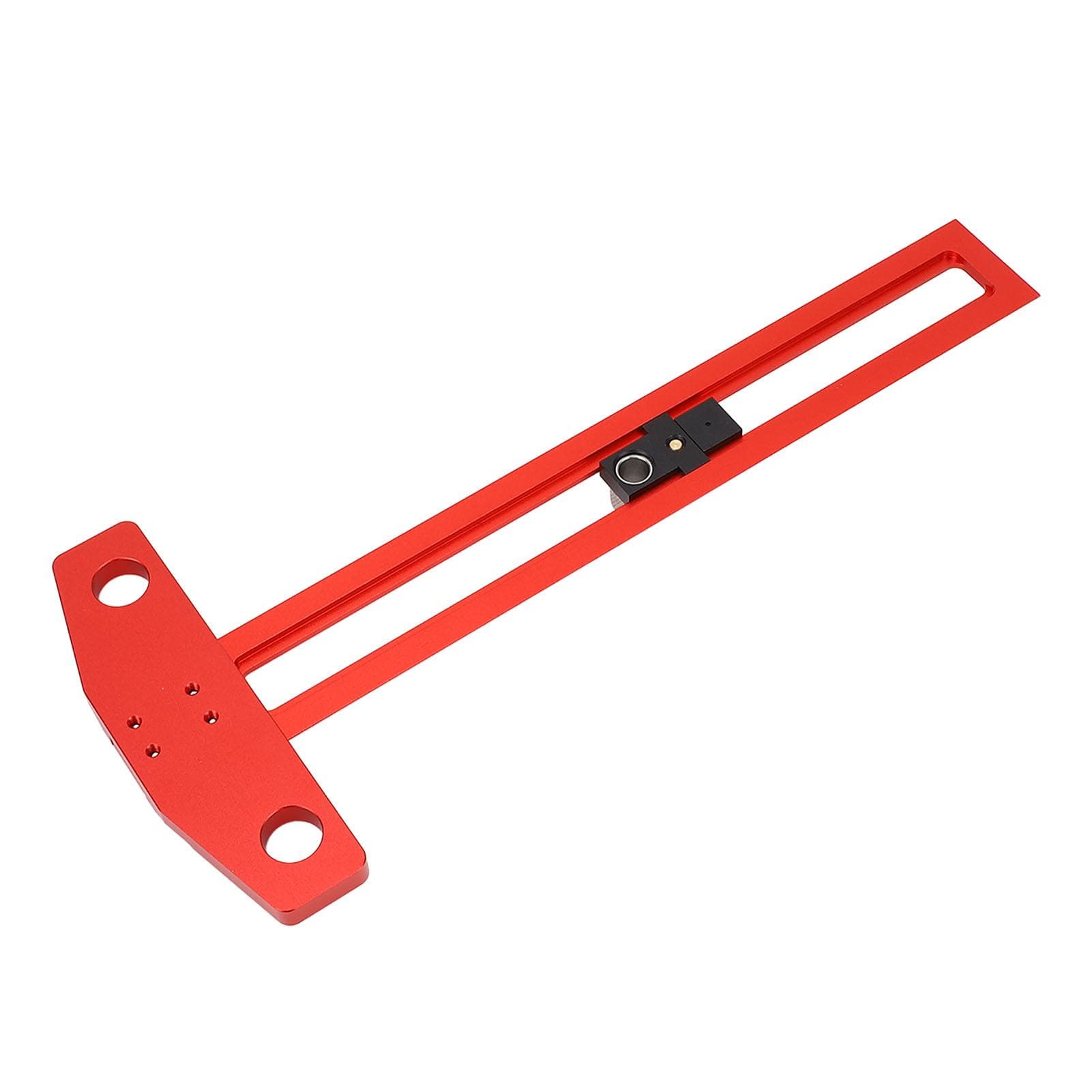 T Square Ruler 30cm Metric Inch Scale Aluminum Alloy Drilling Positioning Ruler with 6mm 8mm 10mm