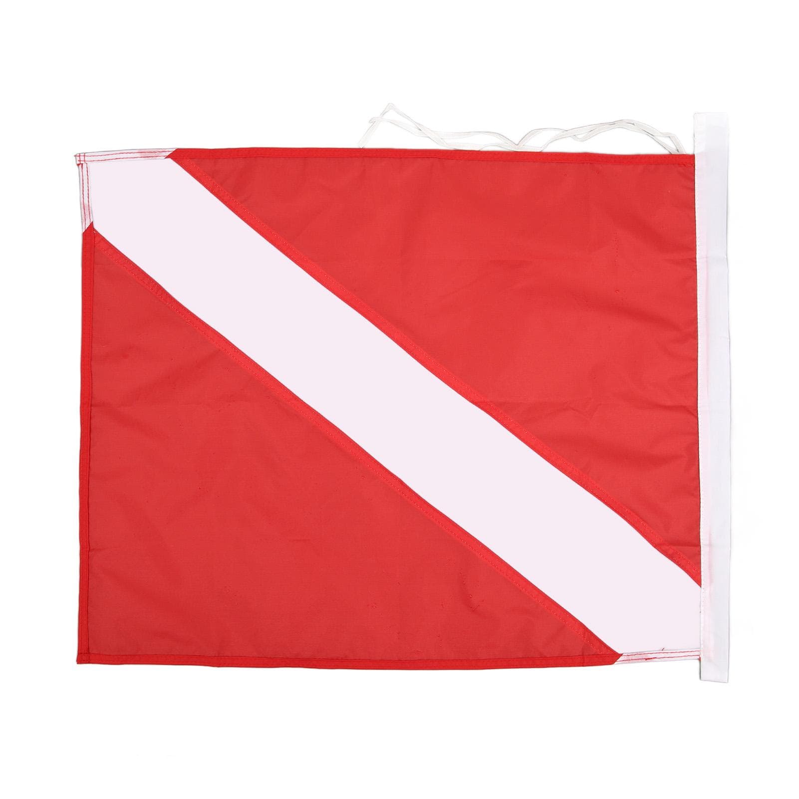Dive Flag for International Scuba Diving Freediving Diver Down Boat Use with Float Red White