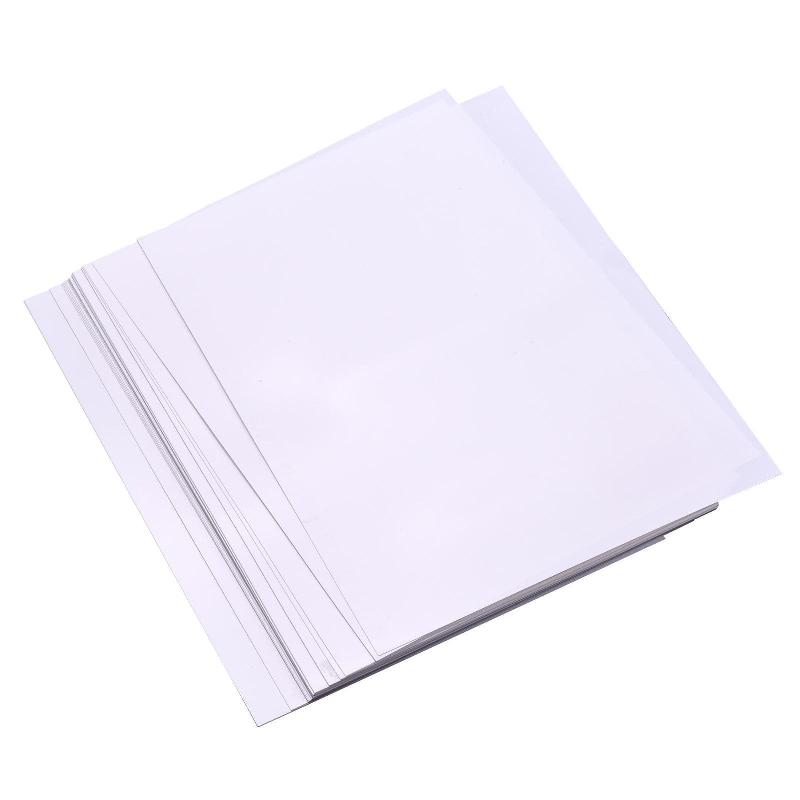 25 Sheets Translucent Printable Shrink Films Kit Shrinky Art Film Paper Heat-Shrink Sheets Can be White