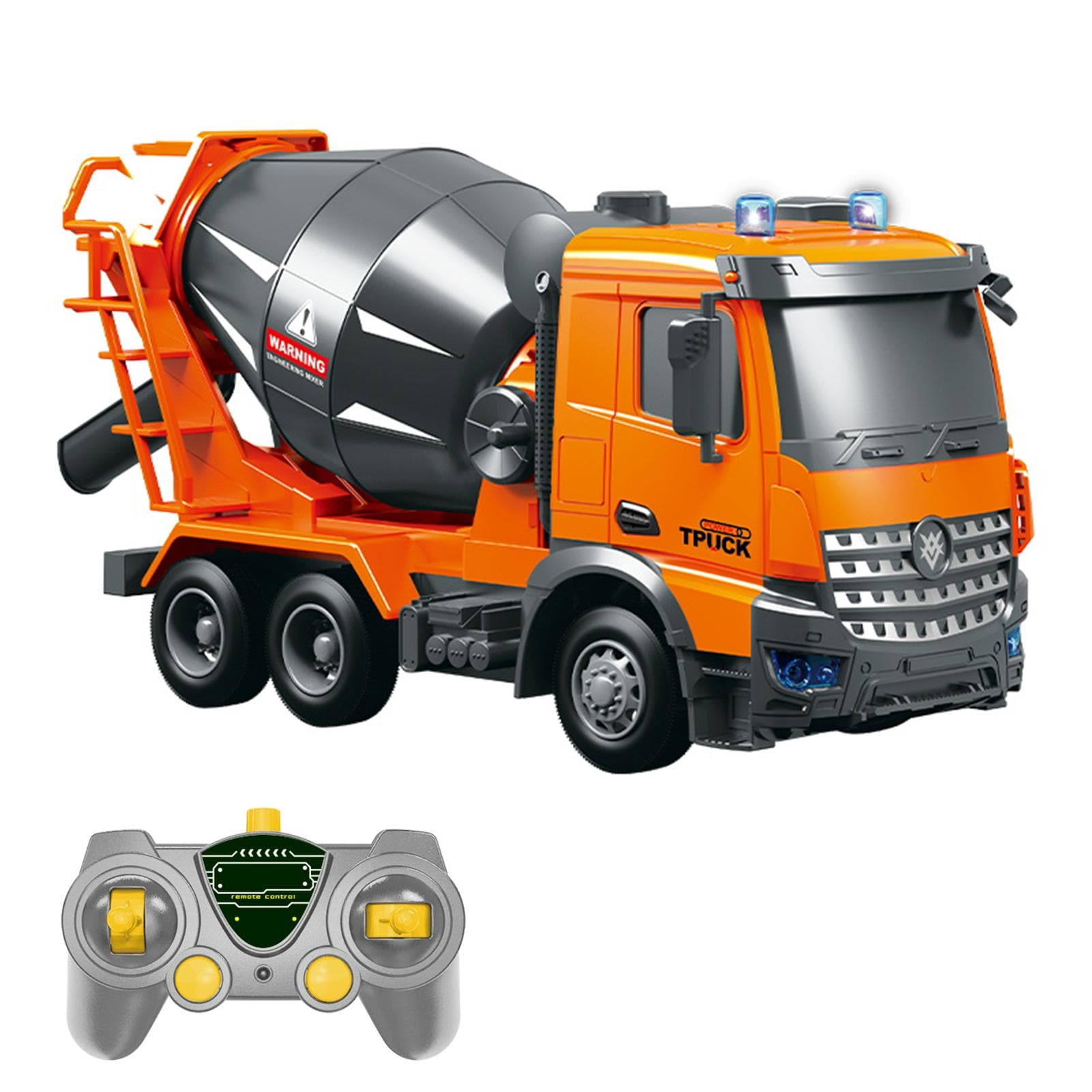 Remote Control Sprinkler Sanitation Toy 1/14 Electric Remote Control Sprinkler Sanitation Truck 1 battery orange