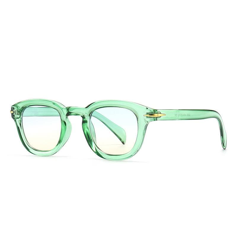 Vintage Round Sunglasses For Men Women Luxury Designer Small Frame Sun Glasses UV400 Protection Travel Sunshade as the picture