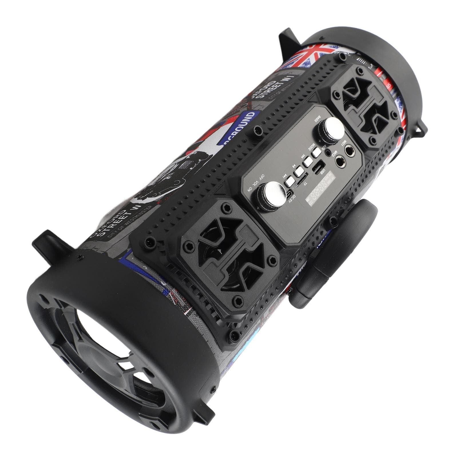 Bluetooth Speakers Graffiti RGB Wireless Speaker with Voice Plug in Subwoofer for Home Party