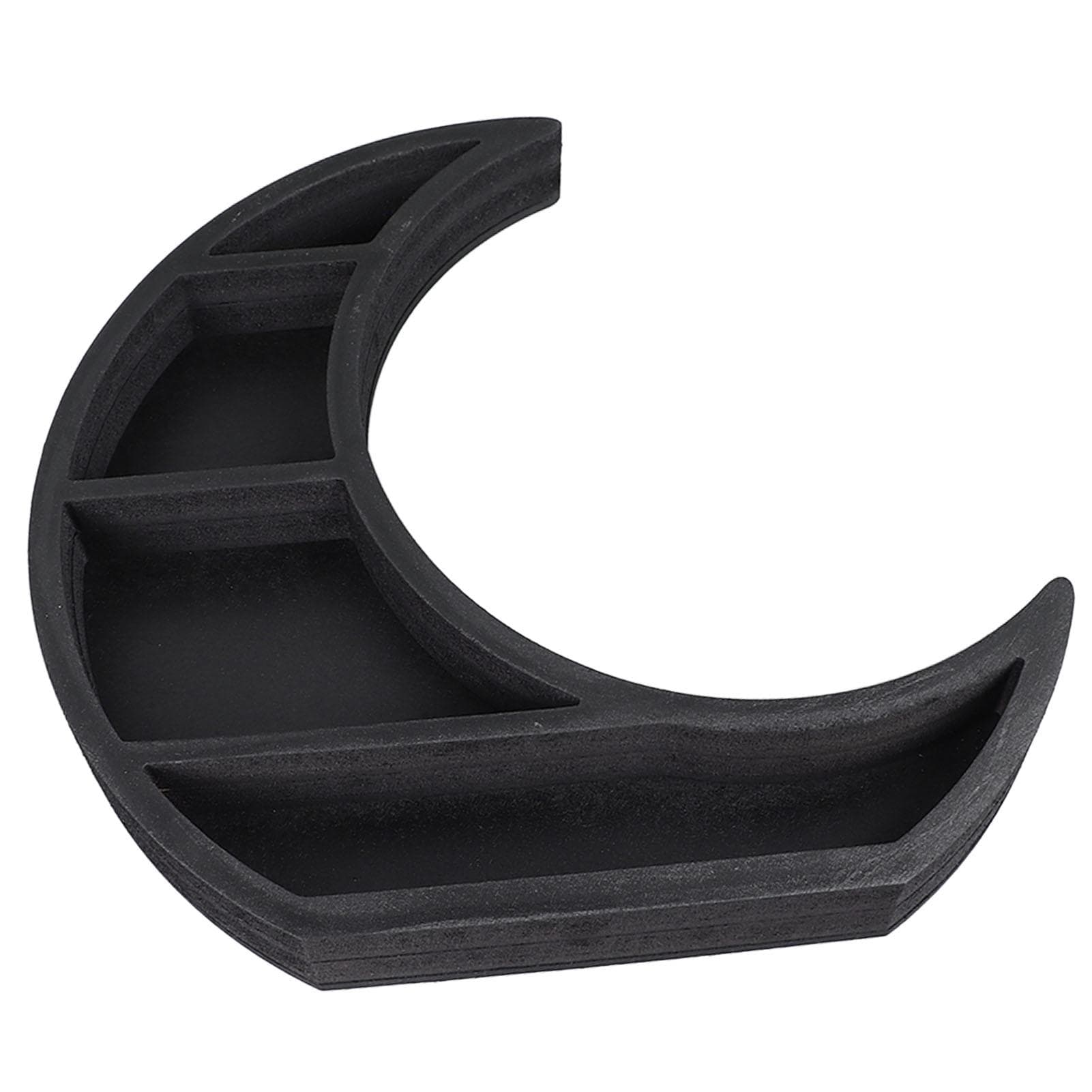 Moon Crystal Wood Shelf Innovative Modern Style Decorative Multi Layers Moon Display Shelf for Home