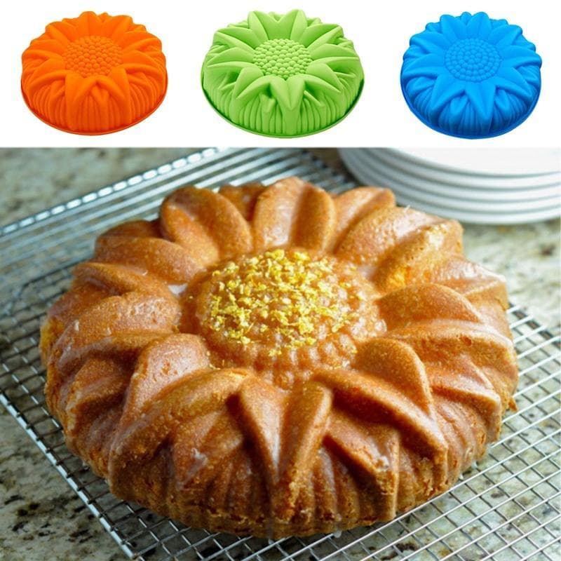 Big Silicone Cake Mold Dessert Molds Large Sunflower Styling Pastry Moulds