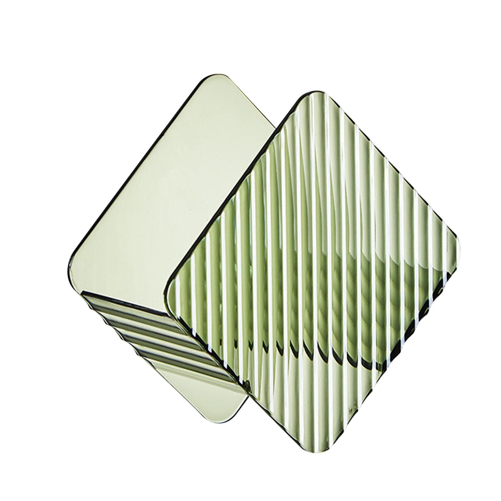 Dish Sponge Holder Multifunctional Storage Drain Rack for Kitchen Sink Plastic Dishwashing Scrubber green